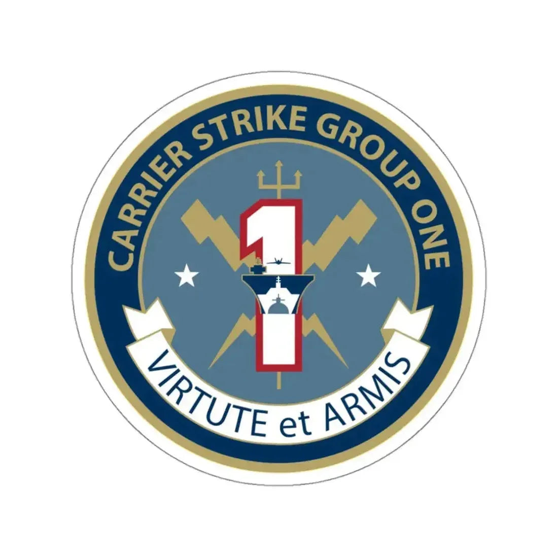 Carrier Strike Group 1 (U.S. Navy) STICKER Vinyl Die-Cut Decal - The Sticker Space
