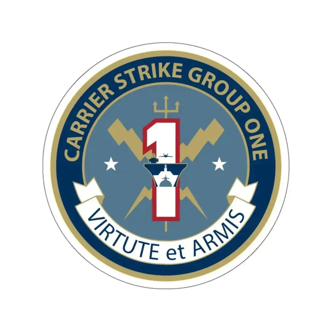 Carrier Strike Group 1 (U.S. Navy) STICKER Vinyl Die-Cut Decal - The Sticker Space