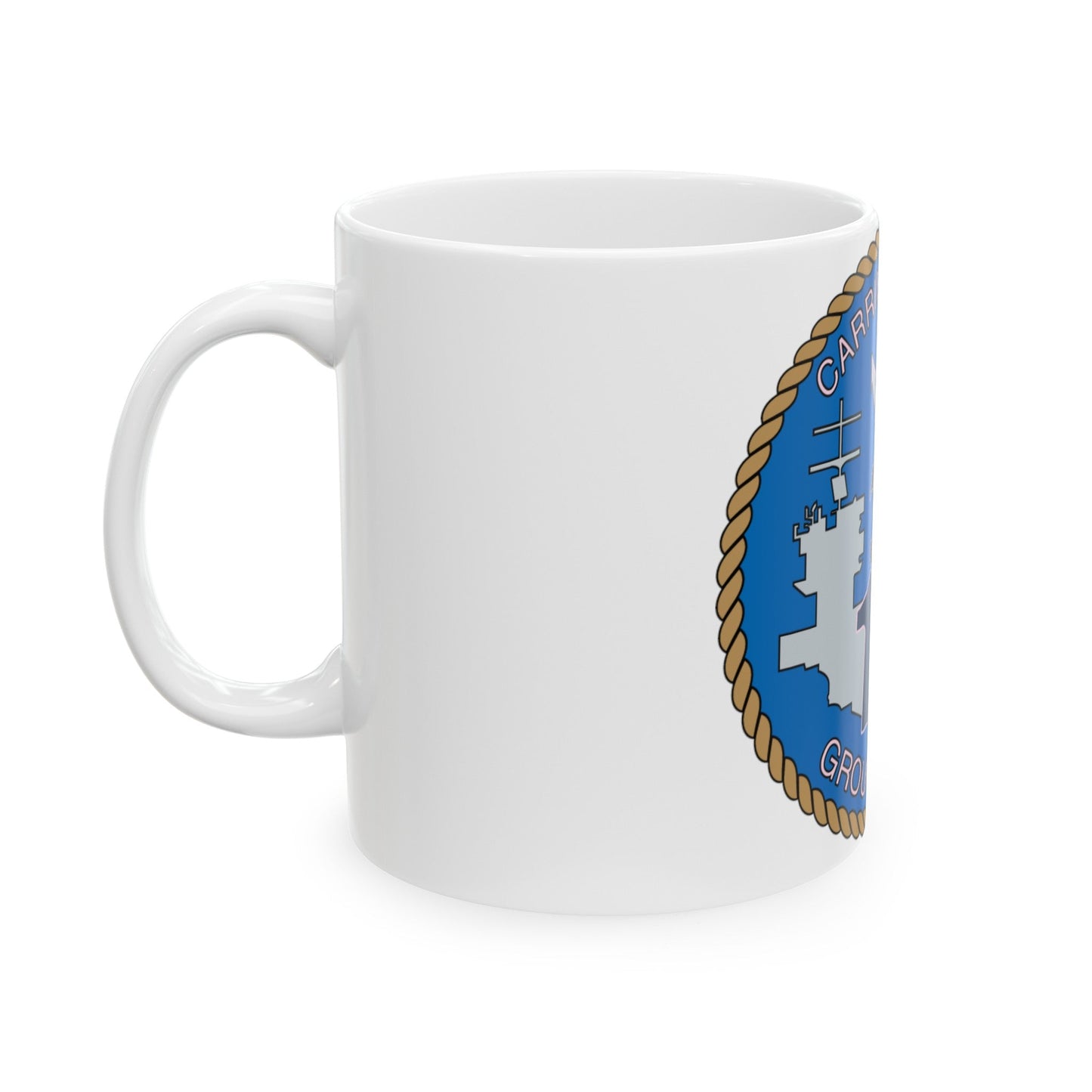 Carrier Strike Group 12 CSG 12 (U.S. Navy) White Coffee Mug-The Sticker Space