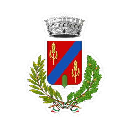 Carrodano-Stemma (Italy) (Coat of Arms) STICKER Vinyl Kiss-Cut Decal 2 Inch White - The Sticker Space