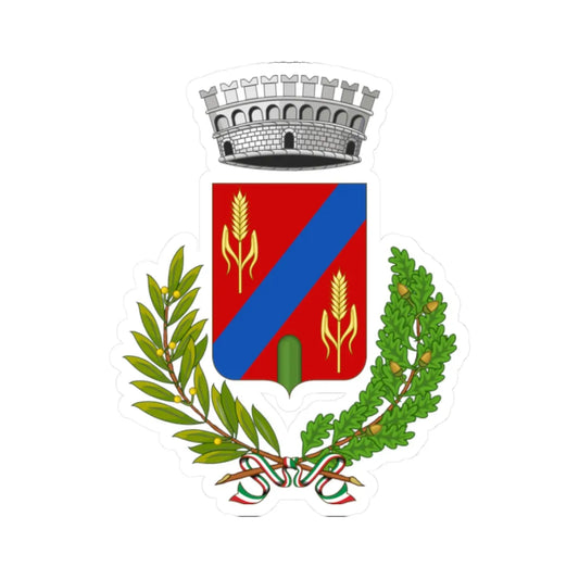 Carrodano-Stemma (Italy) (Coat of Arms) STICKER Vinyl Kiss-Cut Decal 2 Inch White - The Sticker Space