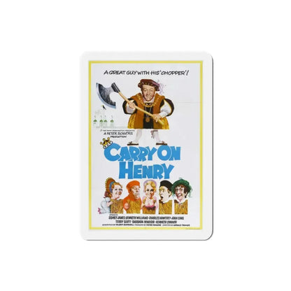 Carry on Henry 1971 Movie Poster Refrigerator Magnet 2 Inch - The Sticker Space