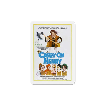 Carry on Henry 1971 Movie Poster Refrigerator Magnet 4 Inch - The Sticker Space
