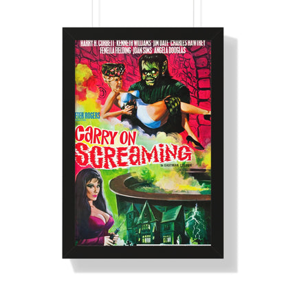 CARRY ON SCREAMING 1966 - Framed Movie Poster-16″ x 24″-The Sticker Space