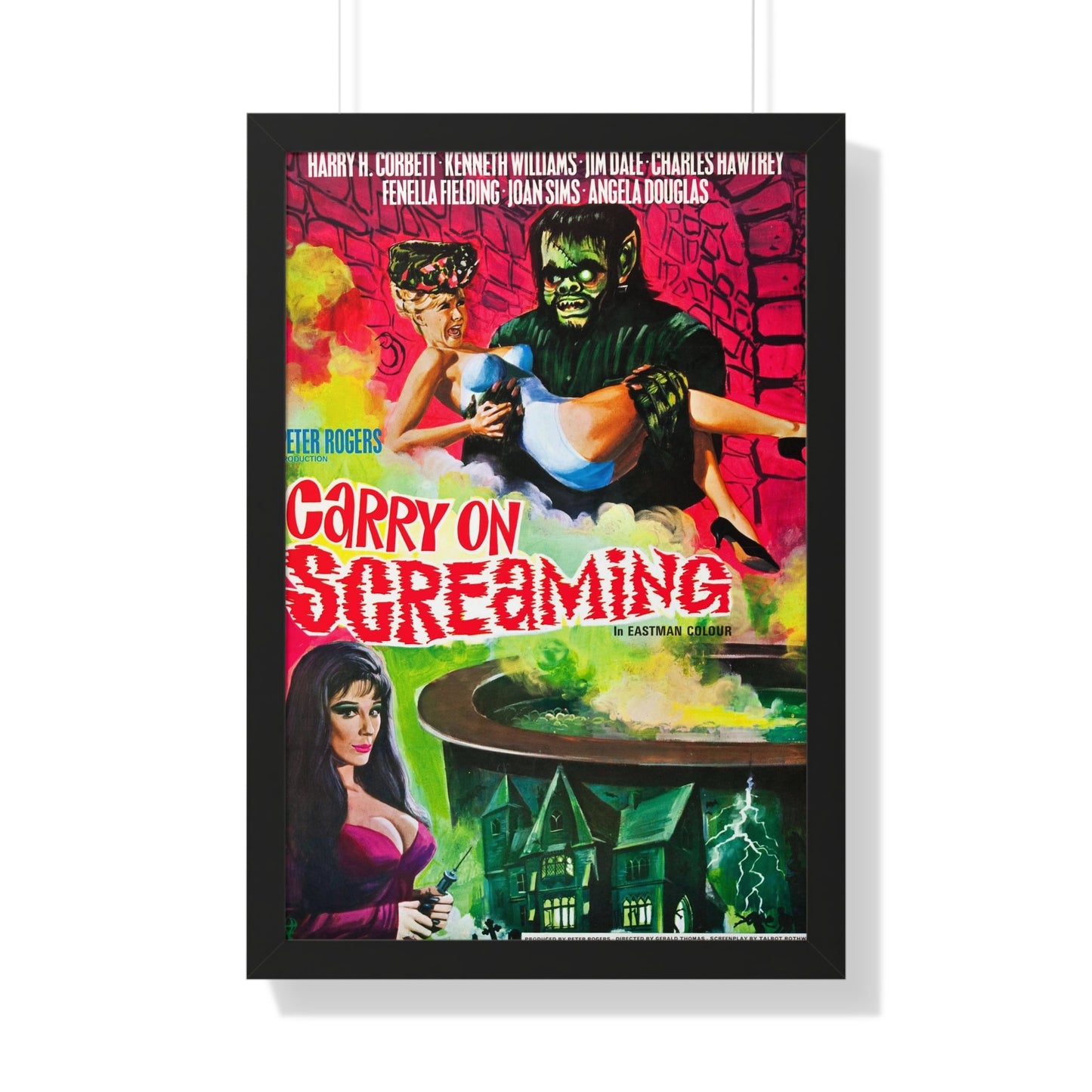 CARRY ON SCREAMING 1966 - Framed Movie Poster-20" x 30"-The Sticker Space