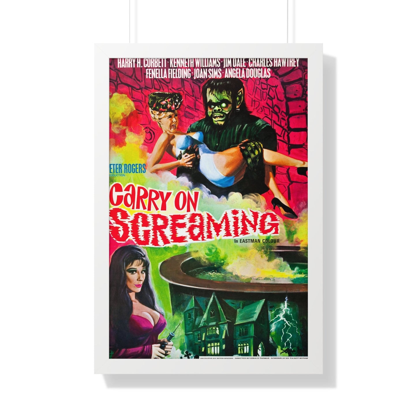 CARRY ON SCREAMING 1966 - Framed Movie Poster-20" x 30"-The Sticker Space