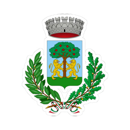 Casalbordino-Stemma (Italy) (Coat of Arms) STICKER Vinyl Kiss-Cut Decal 3 Inch White - The Sticker Space