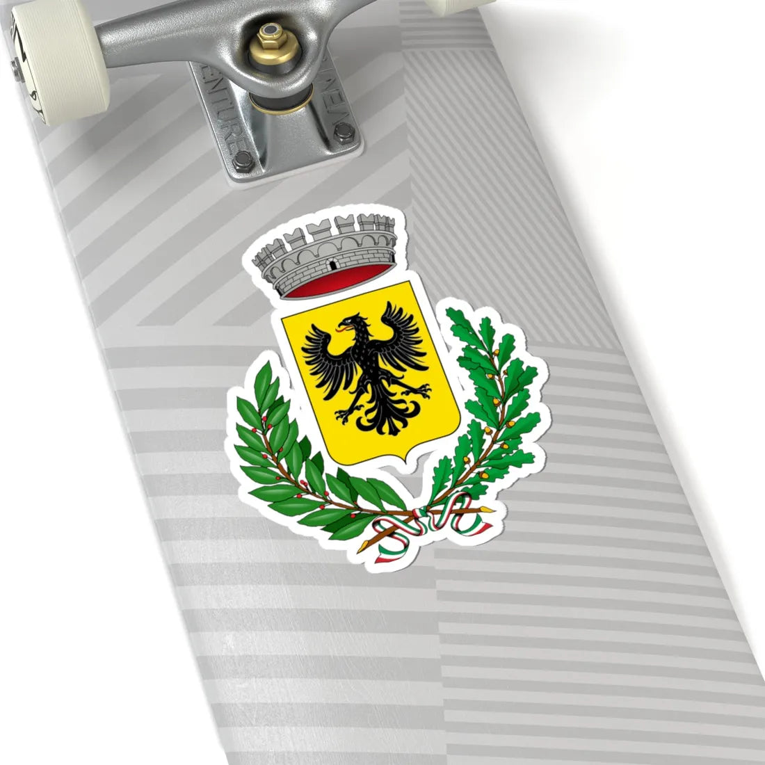 Casalborgone-Stemma (Italy) (Coat of Arms) STICKER Vinyl Kiss-Cut Decal - The Sticker Space