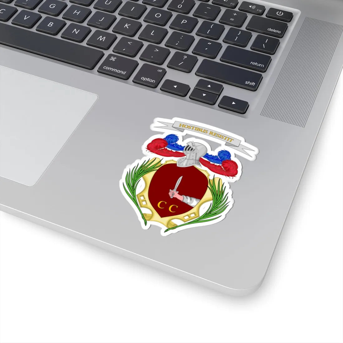 Casalgrasso-Stemma (Italy) (Coat of Arms) STICKER Vinyl Kiss-Cut Decal - The Sticker Space
