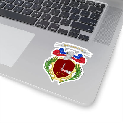 Casalgrasso-Stemma (Italy) (Coat of Arms) STICKER Vinyl Kiss-Cut Decal - The Sticker Space