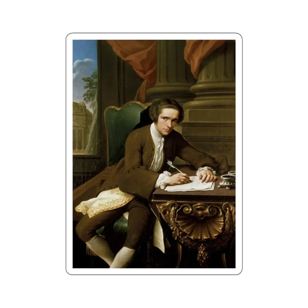SKU:30685210055656333526 Sticker types:White Shape:Die-Cut Sizes:5" × 5"
