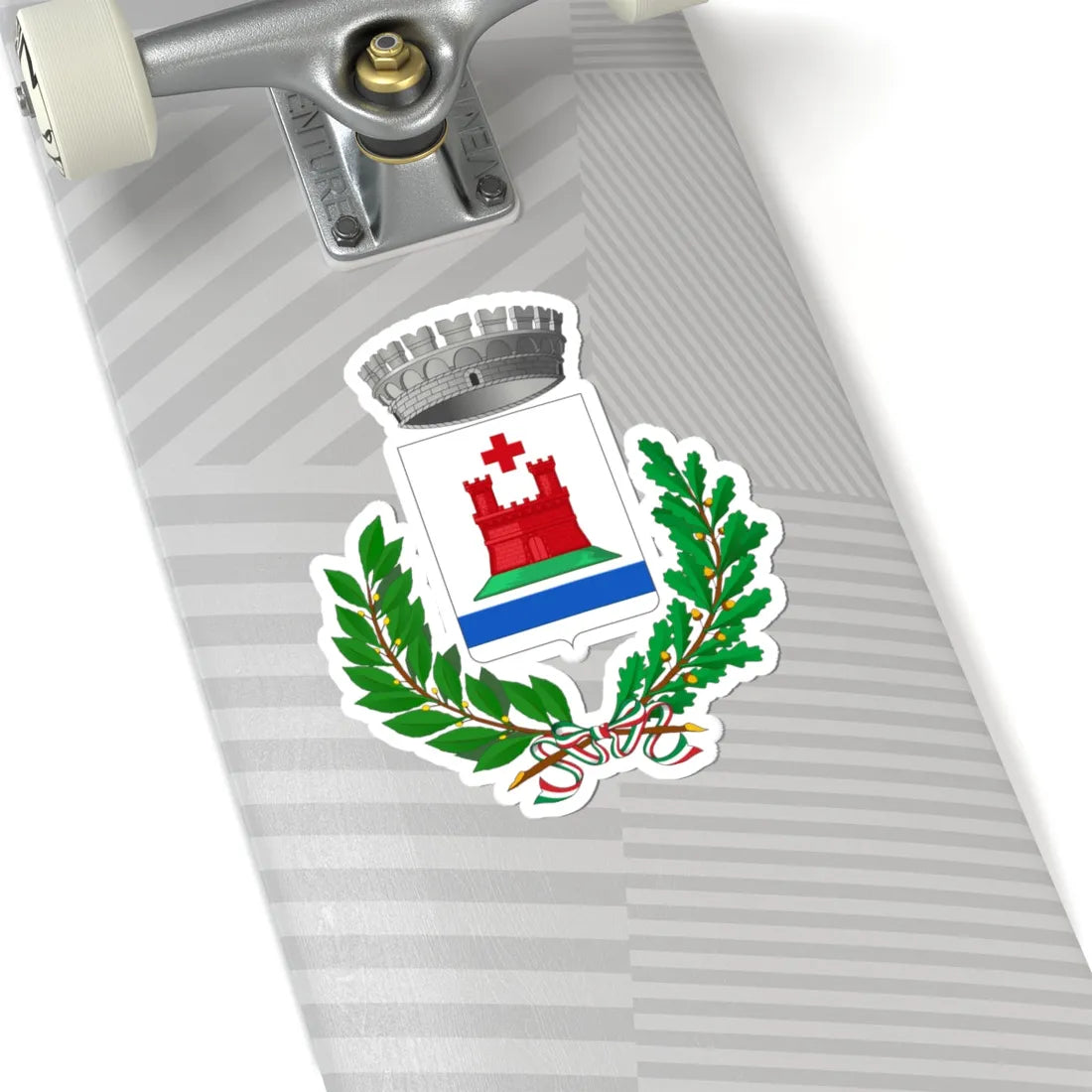 Casalserugo-Stemma (Italy) (Coat of Arms) STICKER Vinyl Kiss-Cut Decal - The Sticker Space