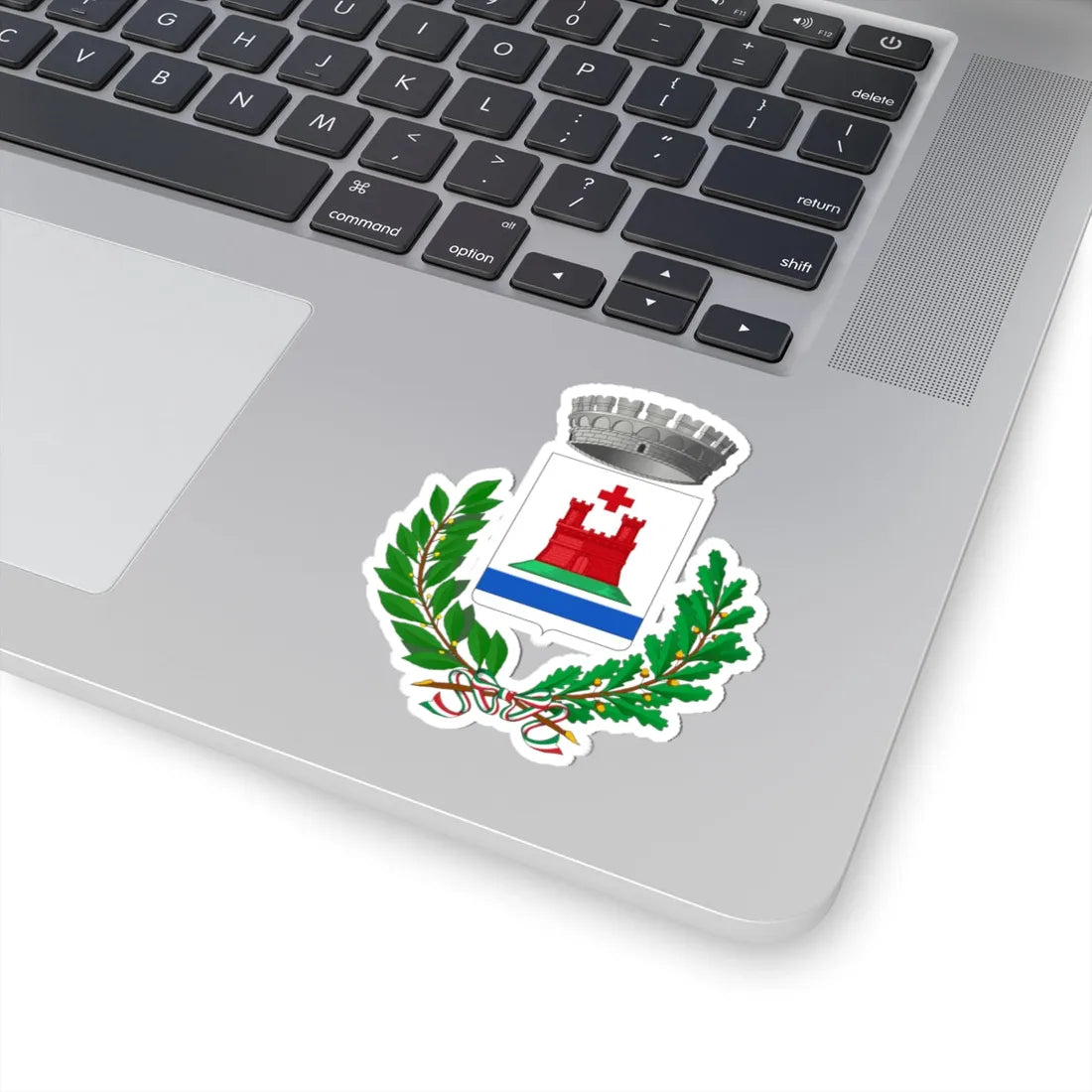 Casalserugo-Stemma (Italy) (Coat of Arms) STICKER Vinyl Kiss-Cut Decal - The Sticker Space