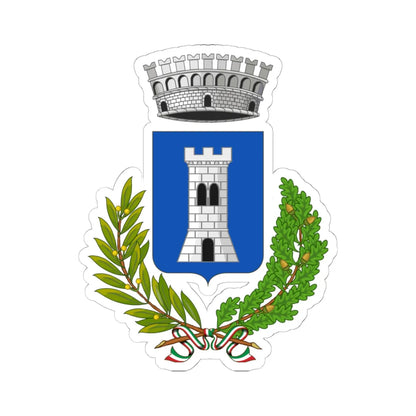 Casamassima-Stemma (Italy) (Coat of Arms) STICKER Vinyl Kiss-Cut Decal 6 Inch White - The Sticker Space