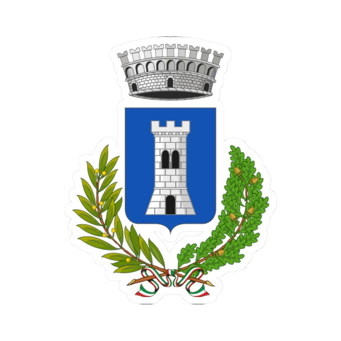 Casamassima-Stemma (Italy) (Coat of Arms) STICKER Vinyl Kiss-Cut Decal - The Sticker Space