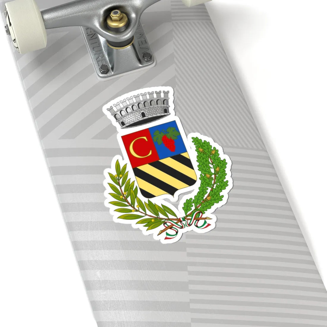 Casasco-Stemma (Italy) (Coat of Arms) STICKER Vinyl Kiss-Cut Decal - The Sticker Space