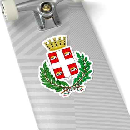 Caselle Torinese-Stemma (Italy) (Coat of Arms) STICKER Vinyl Kiss-Cut Decal - The Sticker Space