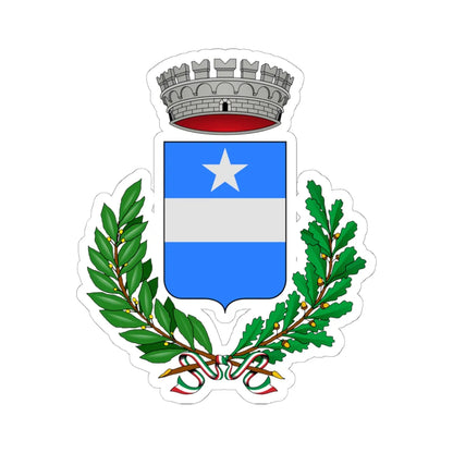 Casina-Stemma (Italy) (Coat of Arms) STICKER Vinyl Kiss-Cut Decal 6 Inch White - The Sticker Space