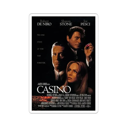 Casino 1995 Movie Poster - STICKER Vinyl Kiss-Cut Decal 3 Inch White - The Sticker Space