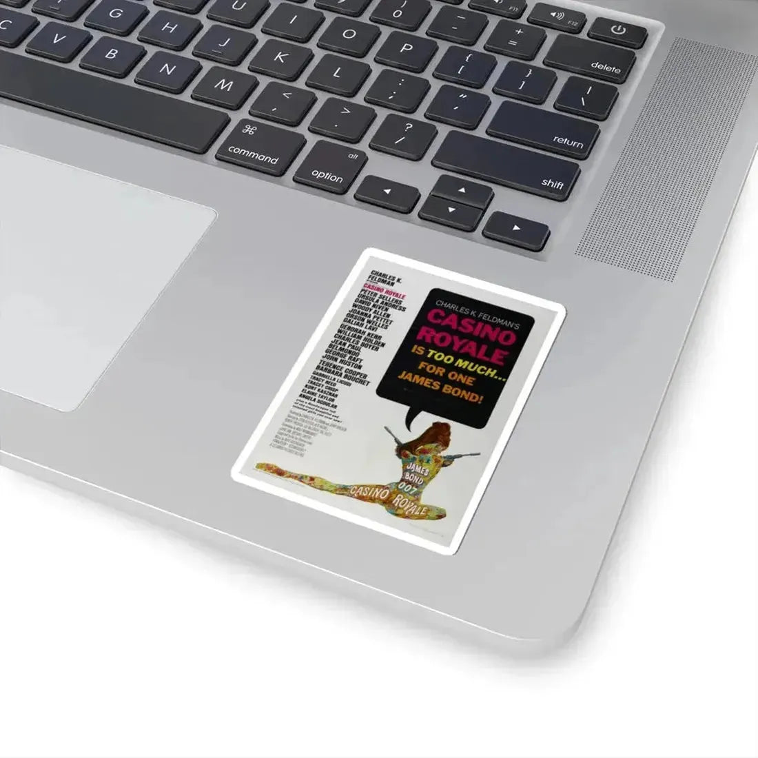 Casino Royale 1967 Movie Poster - STICKER Vinyl Kiss-Cut Decal - The Sticker Space