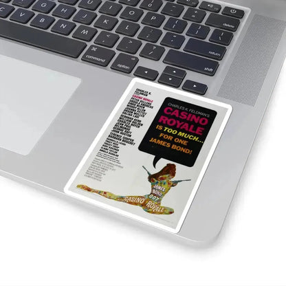 Casino Royale 1967 Movie Poster - STICKER Vinyl Kiss-Cut Decal - The Sticker Space