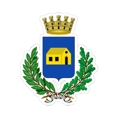 Casoria-Stemma (Italy) (Coat of Arms) STICKER Vinyl Kiss-Cut Decal 6 Inch White - The Sticker Space