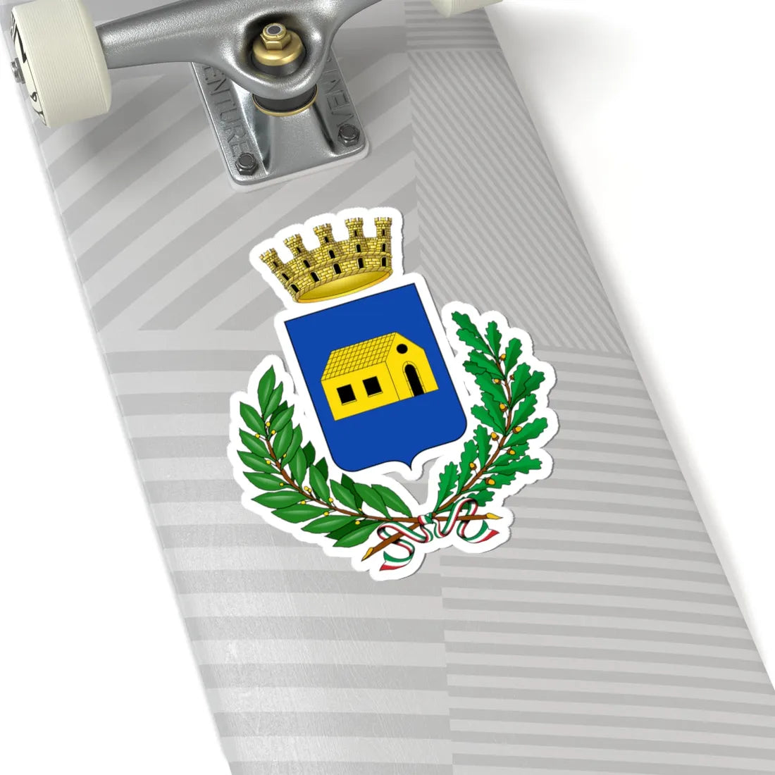 Casoria-Stemma (Italy) (Coat of Arms) STICKER Vinyl Kiss-Cut Decal - The Sticker Space