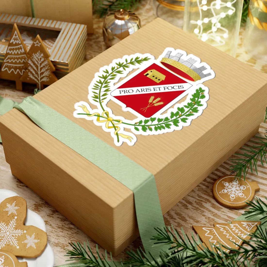 Casorzo-Stemma (Italy) (Coat of Arms) STICKER Vinyl Kiss-Cut Decal - The Sticker Space