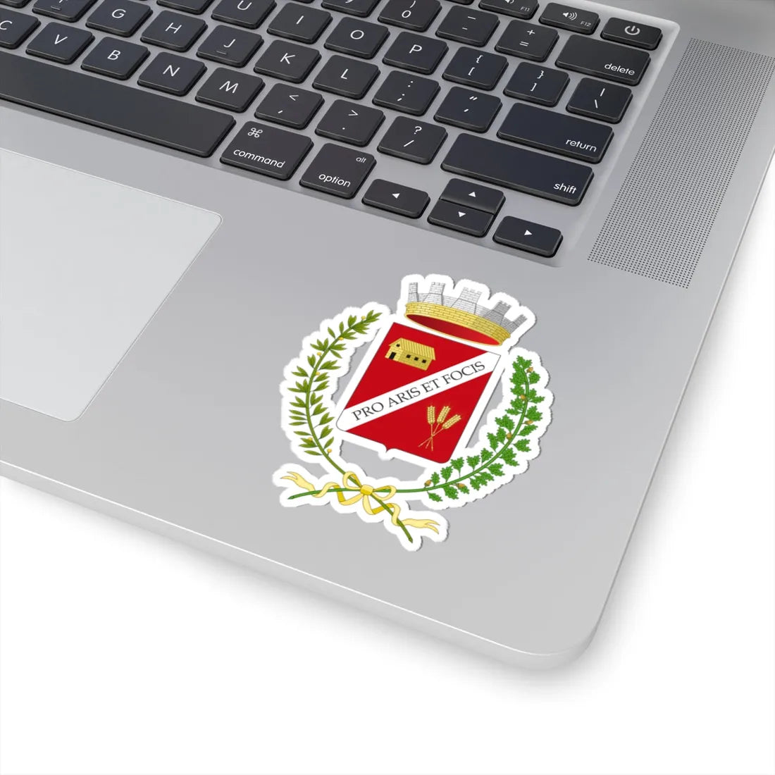 Casorzo-Stemma (Italy) (Coat of Arms) STICKER Vinyl Kiss-Cut Decal - The Sticker Space