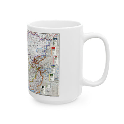 Caspian Region- Promise and Peril (1999) (Map) White Coffee Mug-The Sticker Space