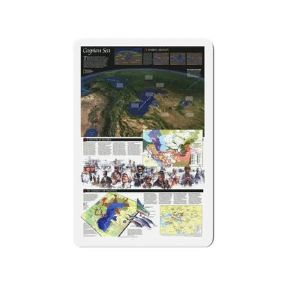 Caspian Sea (1999) (Map) Refrigerator Magnet - The Sticker Space
