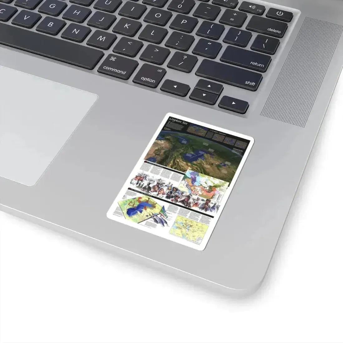 Caspian Sea (1999) (Map) STICKER Vinyl Kiss-Cut Decal - The Sticker Space