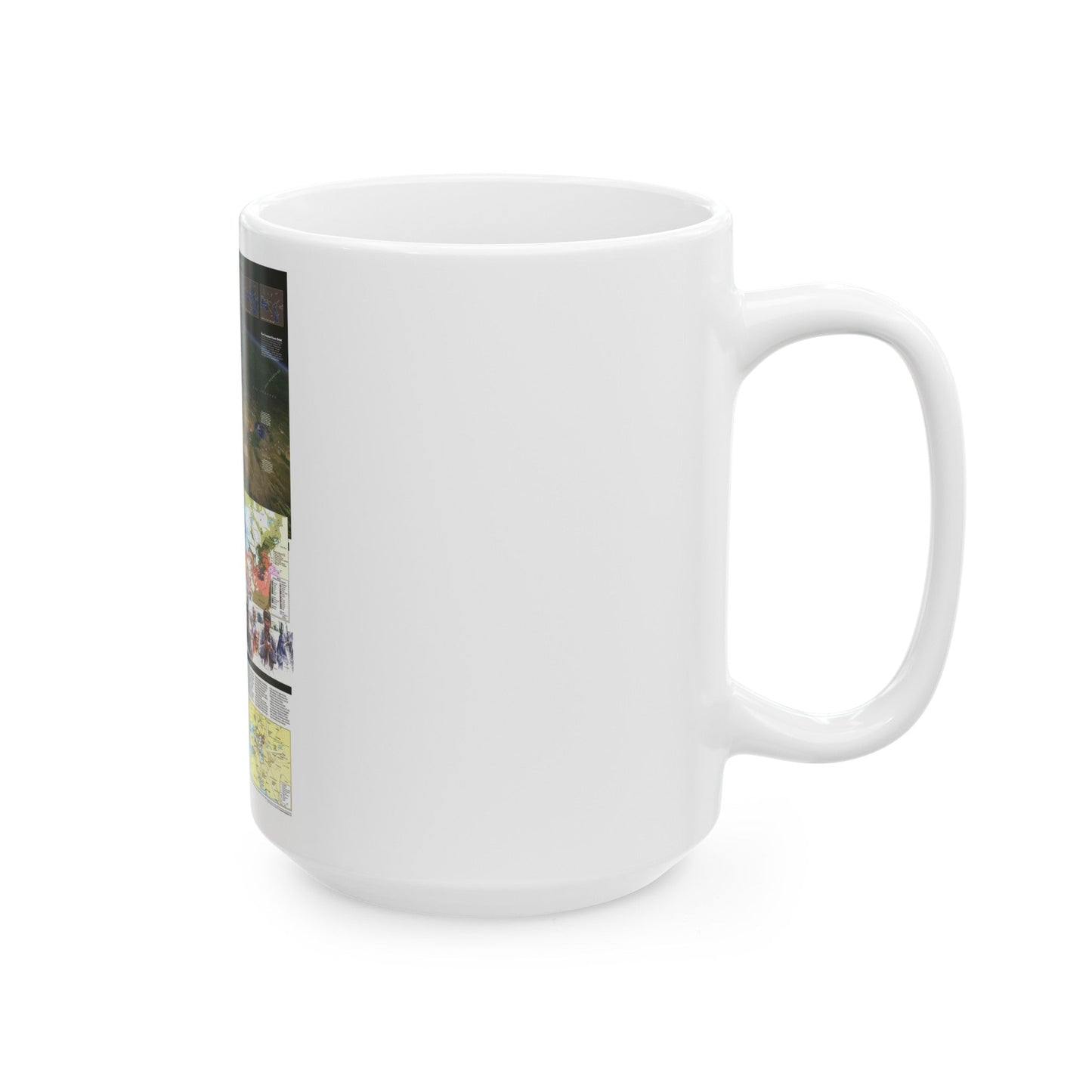 Caspian Sea (1999) (Map) White Coffee Mug-The Sticker Space