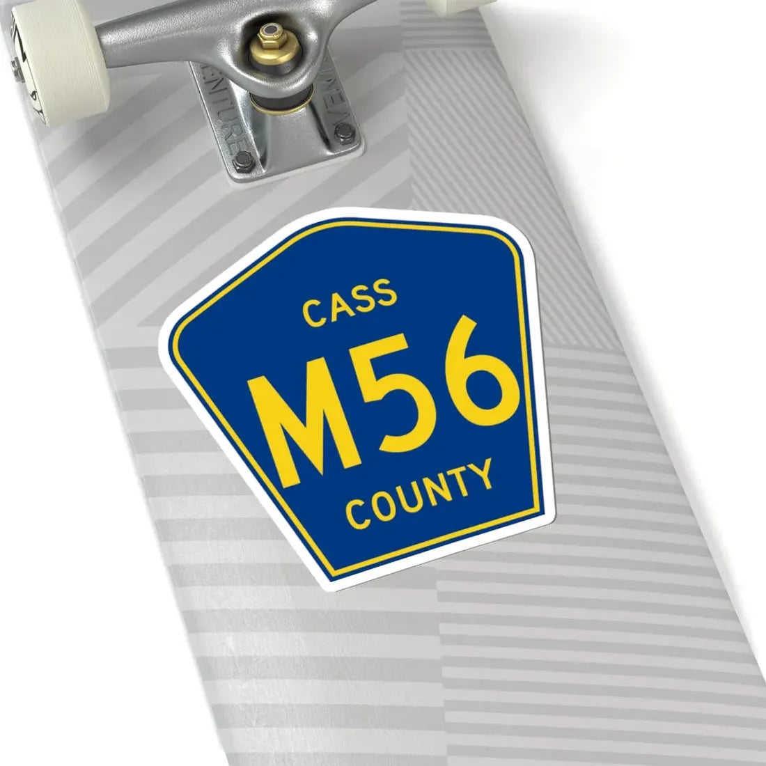 Cass County Route M56 IA (Iowa) (Road Sign) STICKER Vinyl Kiss-Cut Decal - The Sticker Space