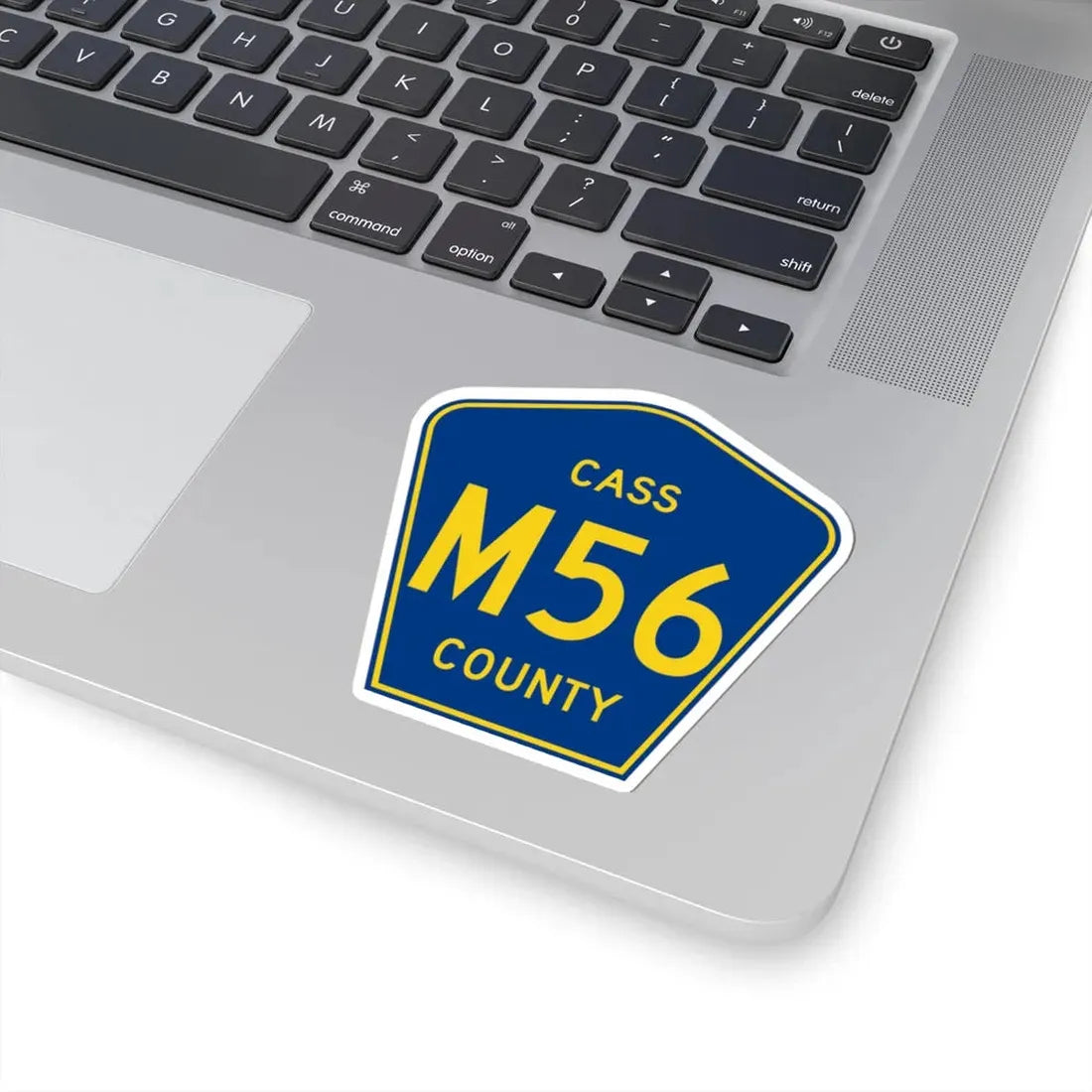 Cass County Route M56 IA (Iowa) (Road Sign) STICKER Vinyl Kiss-Cut Decal - The Sticker Space