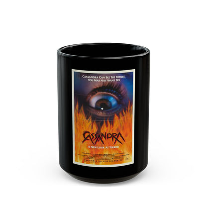 CASSANDRA 1987 Movie Poster - Black Coffee Mug-15oz-The Sticker Space