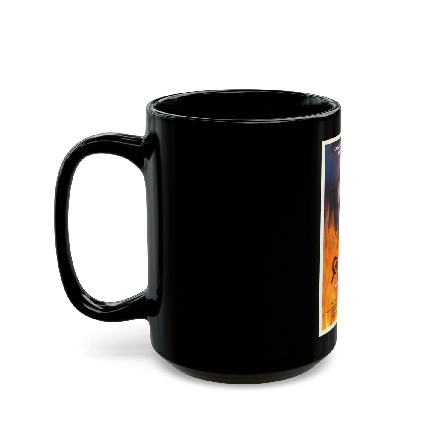 CASSANDRA 1987 Movie Poster - Black Coffee Mug-The Sticker Space