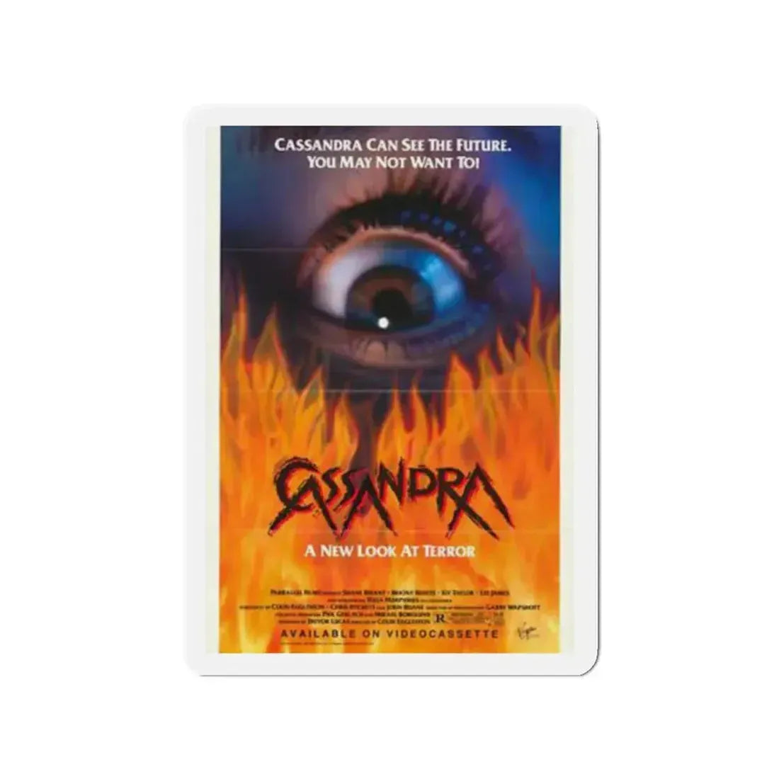 CASSANDRA 1987 Movie Poster - Refrigerator Magnet 2 Inch - The Sticker Space