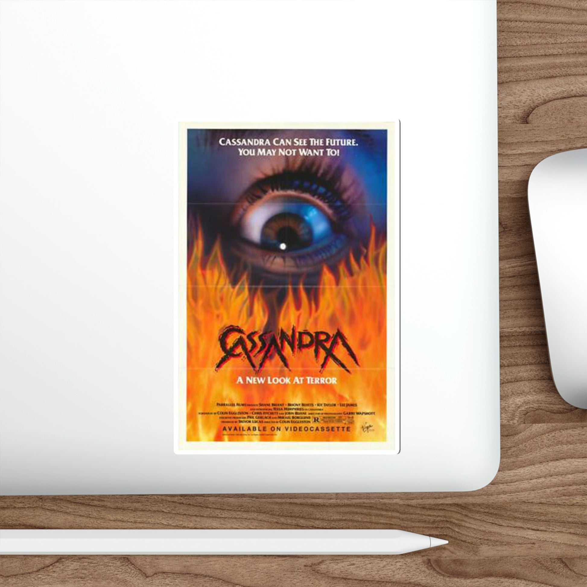 CASSANDRA 1987 Movie Poster STICKER Vinyl Die-Cut Decal-The Sticker Space