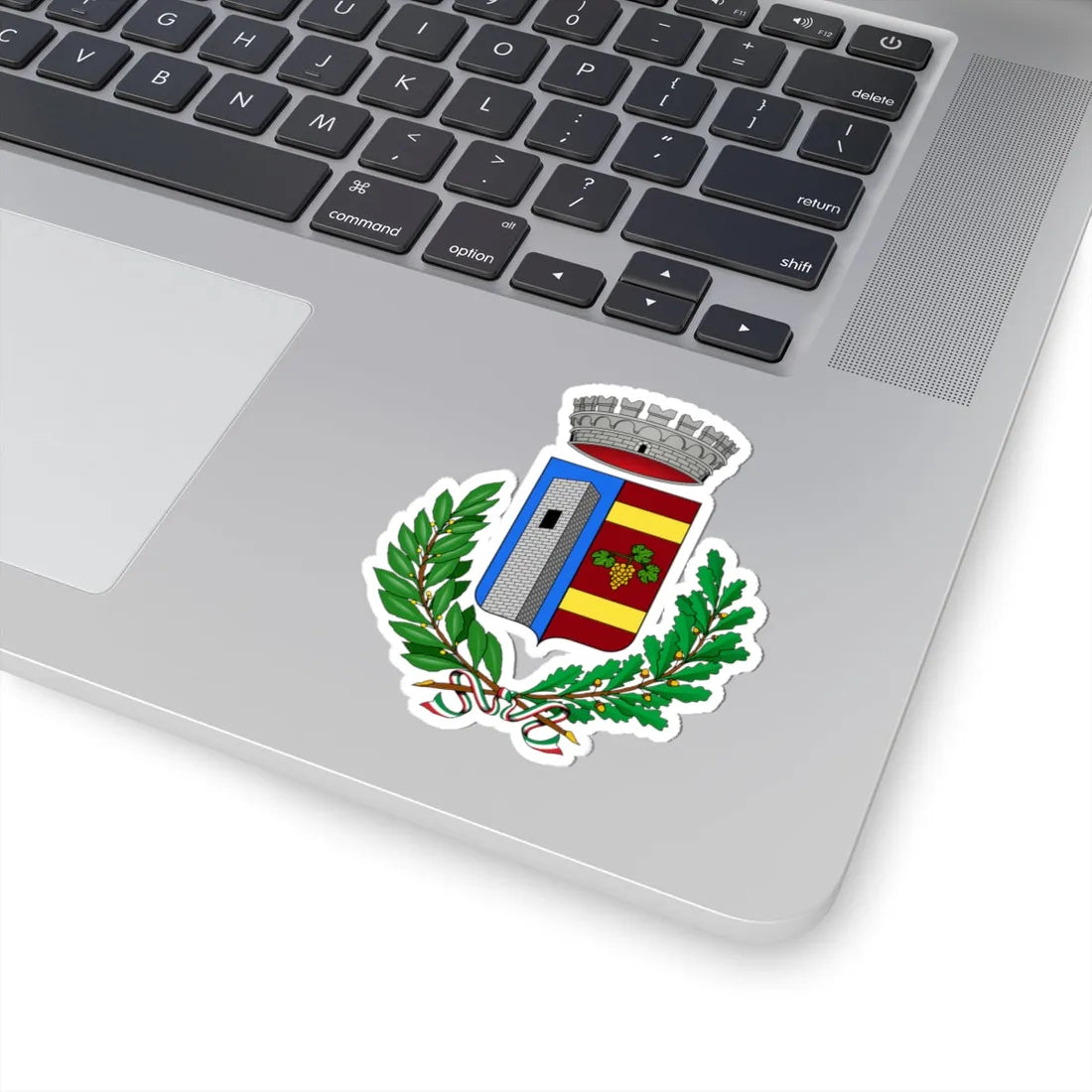Cassinasco-Stemma (Italy) (Coat of Arms) STICKER Vinyl Kiss-Cut Decal - The Sticker Space