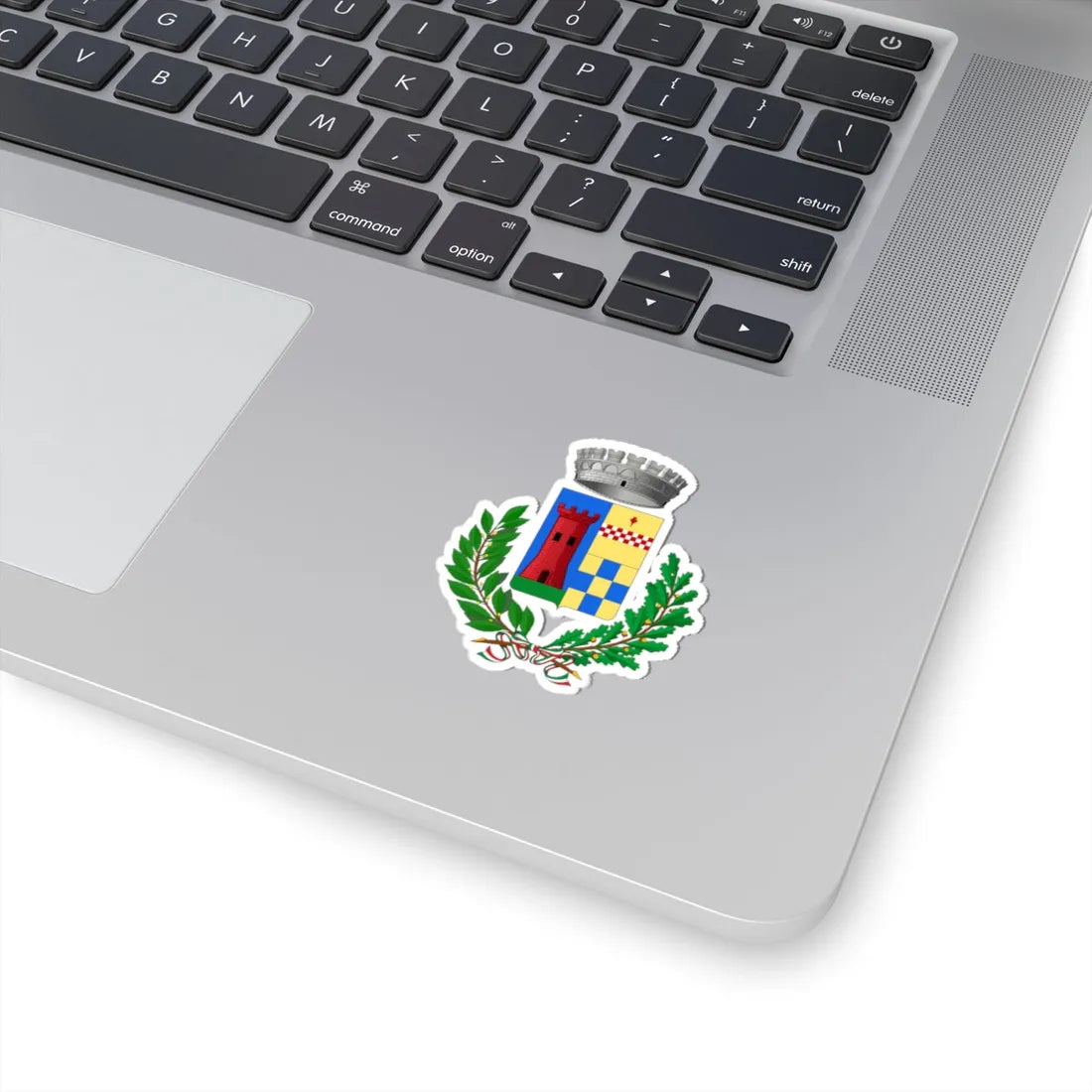 Cassinelle-Stemma (Italy) (Coat of Arms) STICKER Vinyl Kiss-Cut Decal - The Sticker Space