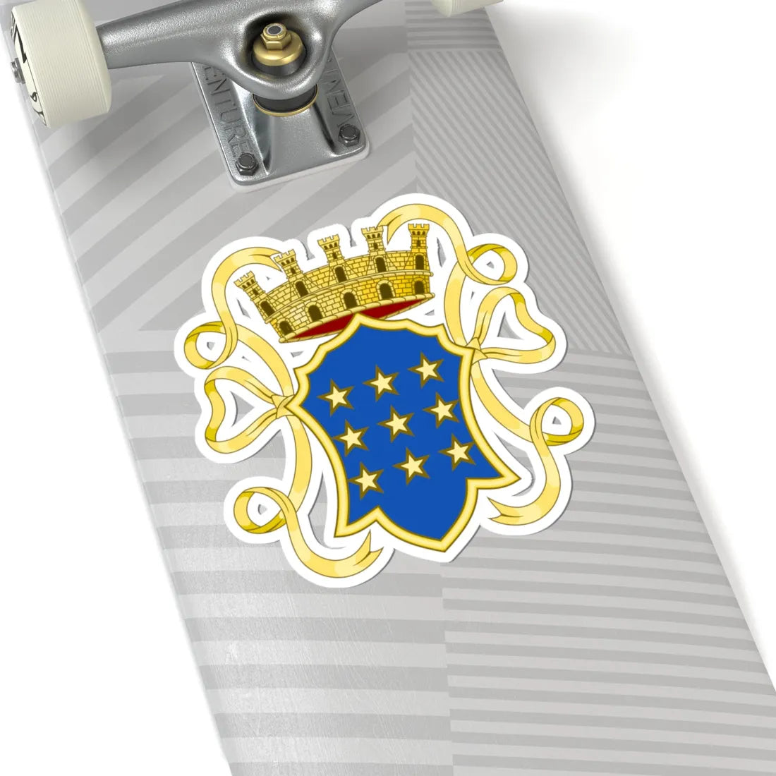 Cassino-Stemma (Italy) (Coat of Arms) STICKER Vinyl Kiss-Cut Decal - The Sticker Space