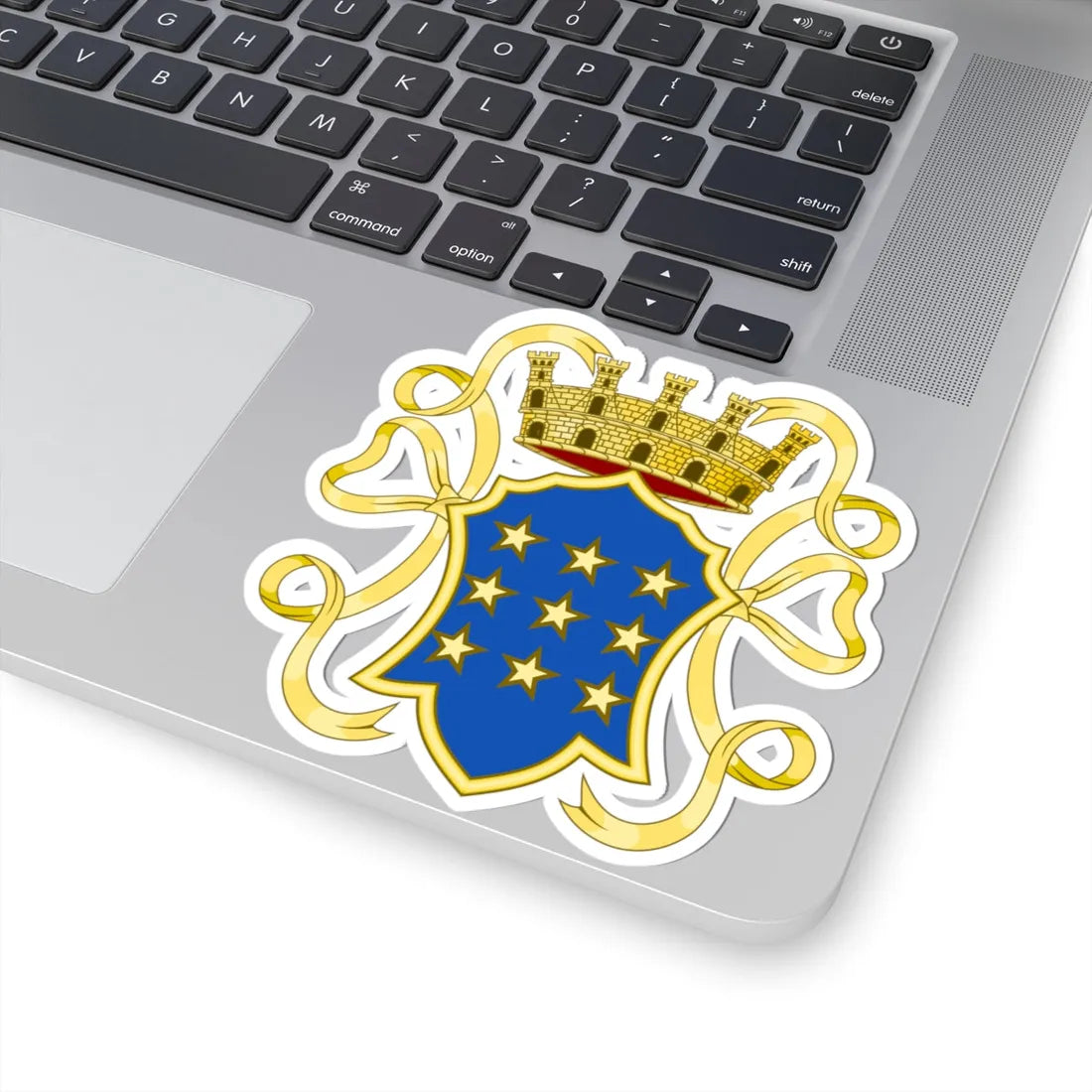 Cassino-Stemma (Italy) (Coat of Arms) STICKER Vinyl Kiss-Cut Decal - The Sticker Space