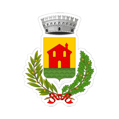 Cassola-Stemma (Italy) (Coat of Arms) STICKER Vinyl Kiss-Cut Decal 6 Inch White - The Sticker Space