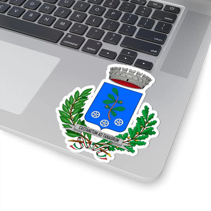 Castagnito-Stemma (Italy) (Coat of Arms) STICKER Vinyl Kiss-Cut Decal - The Sticker Space