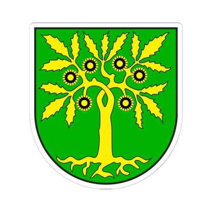 Castasegna wappen (Switzerland) (Coat of Arms) STICKER Vinyl Kiss-Cut Decal 6 Inch White - The Sticker Space