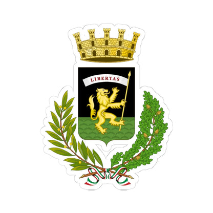 Castel San Pietro Terme-Stemma (Italy) (Coat of Arms) STICKER Vinyl Kiss-Cut Decal 4 Inch White - The Sticker Space