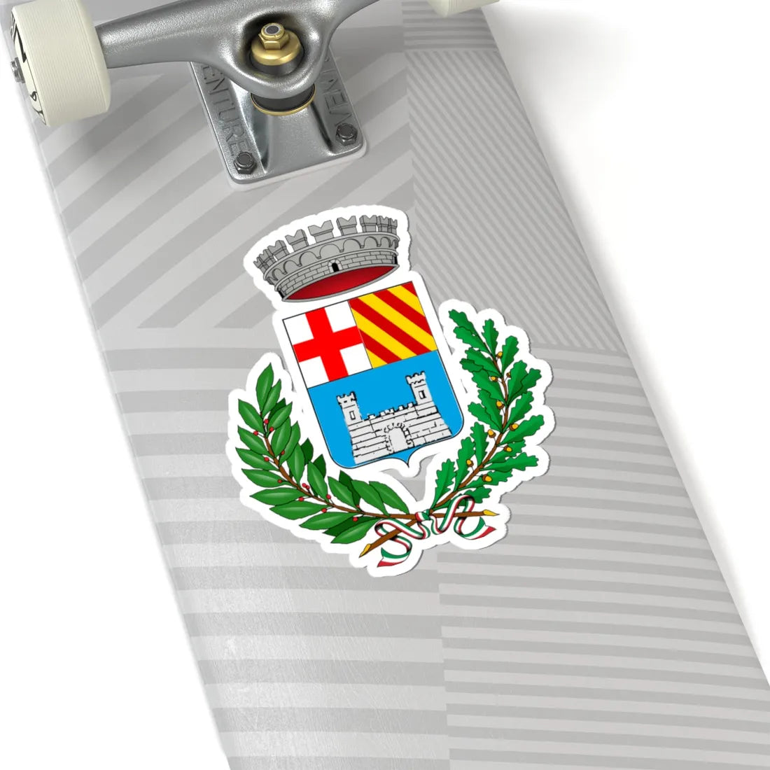 Castelbianco-Stemma (Italy) (Coat of Arms) STICKER Vinyl Kiss-Cut Decal - The Sticker Space