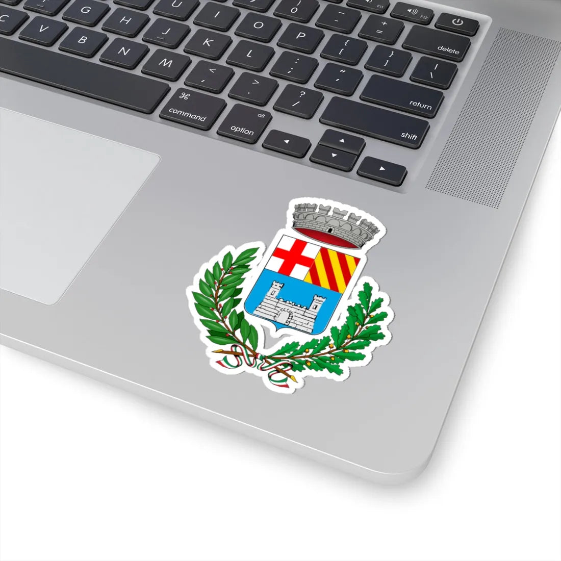 Castelbianco-Stemma (Italy) (Coat of Arms) STICKER Vinyl Kiss-Cut Decal - The Sticker Space