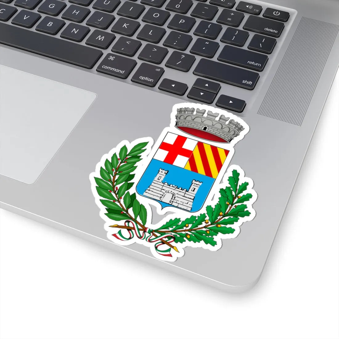 Castelbianco-Stemma (Italy) (Coat of Arms) STICKER Vinyl Kiss-Cut Decal - The Sticker Space
